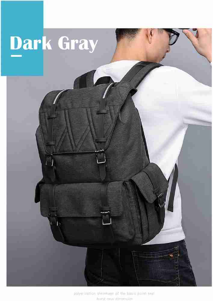 MOCA Backpack for Men Mens Boys Work Travel office Business Outdoor College Hiking Travelling 15.6 inch Laptop Backpack Backpacks for mens men 40 L Laptop Backpack Dark Grey Price in India Flipkart ...