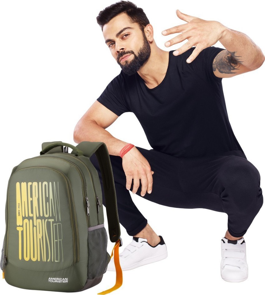 AMERICAN TOURISTER Fizz Sch Bag 32 L Backpack Olive Price in India Flipkart