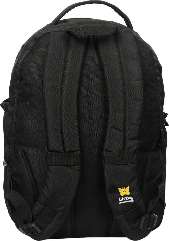 LIVIYA Sb486LV 38 L Medium Backpack Black Price in India Flipkart