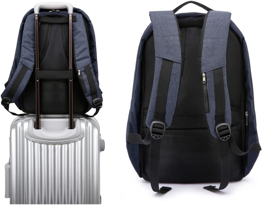 Fur jaden 15 ltrs navy anti theft waterproof backpack clearance
