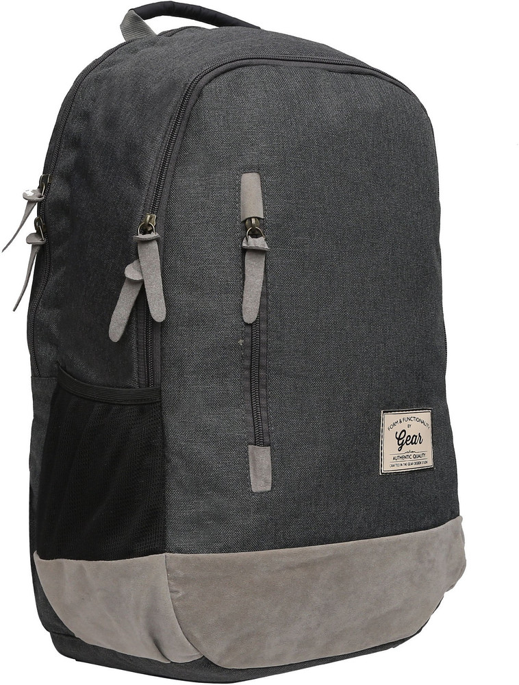 Gear Campus 8 Backpack 24 L Backpack Charcoal Grey Price in India Flipkart
