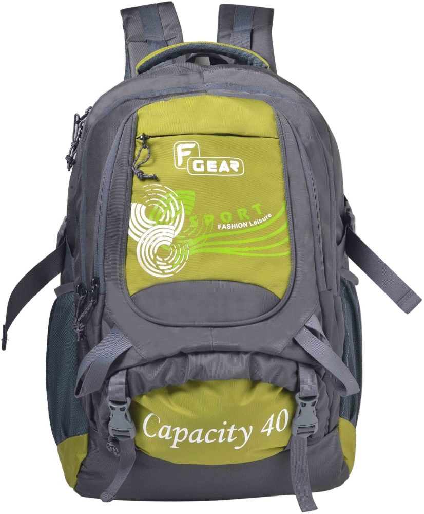 F GEAR Firefly V2 40 L Laptop Backpack Green, Grey - Price in