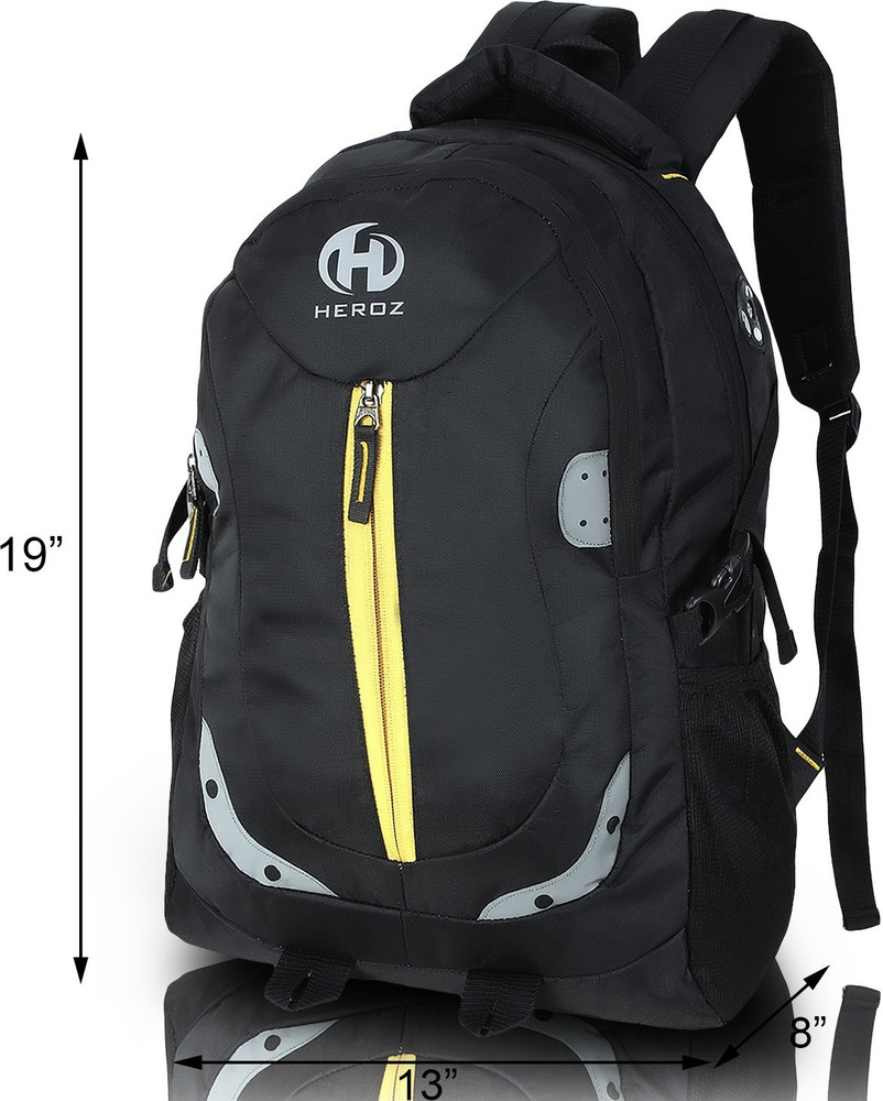 HEROZ Harbor 25 L Laptop Backpack Black Price in India