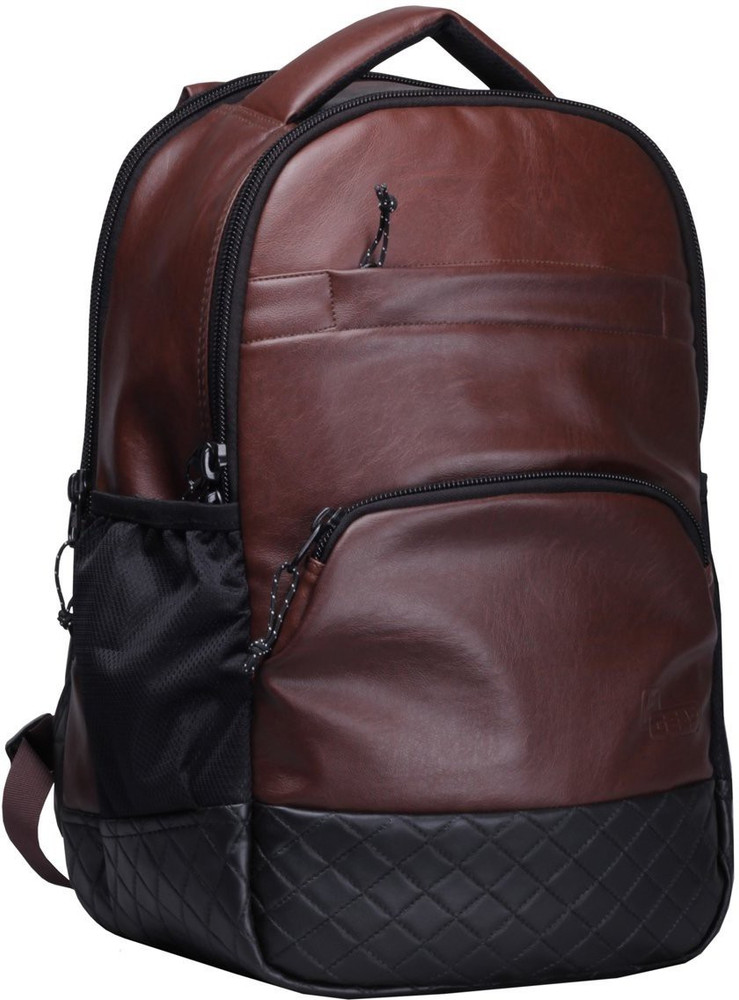 F GEAR Luxur 25 L Laptop Backpack Brown Price in India