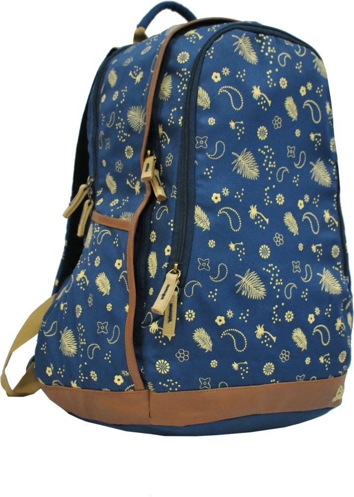 Gear 26 ltrs navy blue and beige casual backpack hotsell