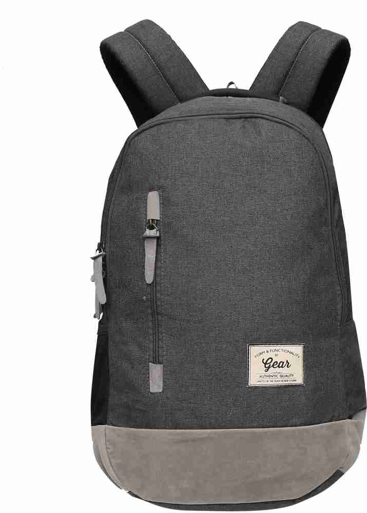 Gear Campus 8 Backpack 24 L Backpack Charcoal Grey Price in