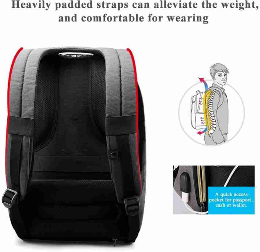 6303-13 VGOAL Laptop Backpack 13.3 inch with TSA Lock and USB Charging Port  Flight Approved Carry on Business Backpack Anti Theft Lightw