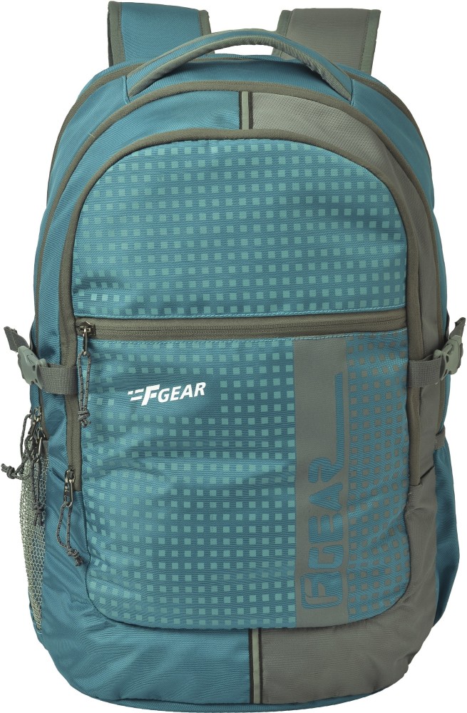 F GEAR Blow with Rain Cover 32 L Laptop Backpack Aqua Blue Grey Price in India Flipkart