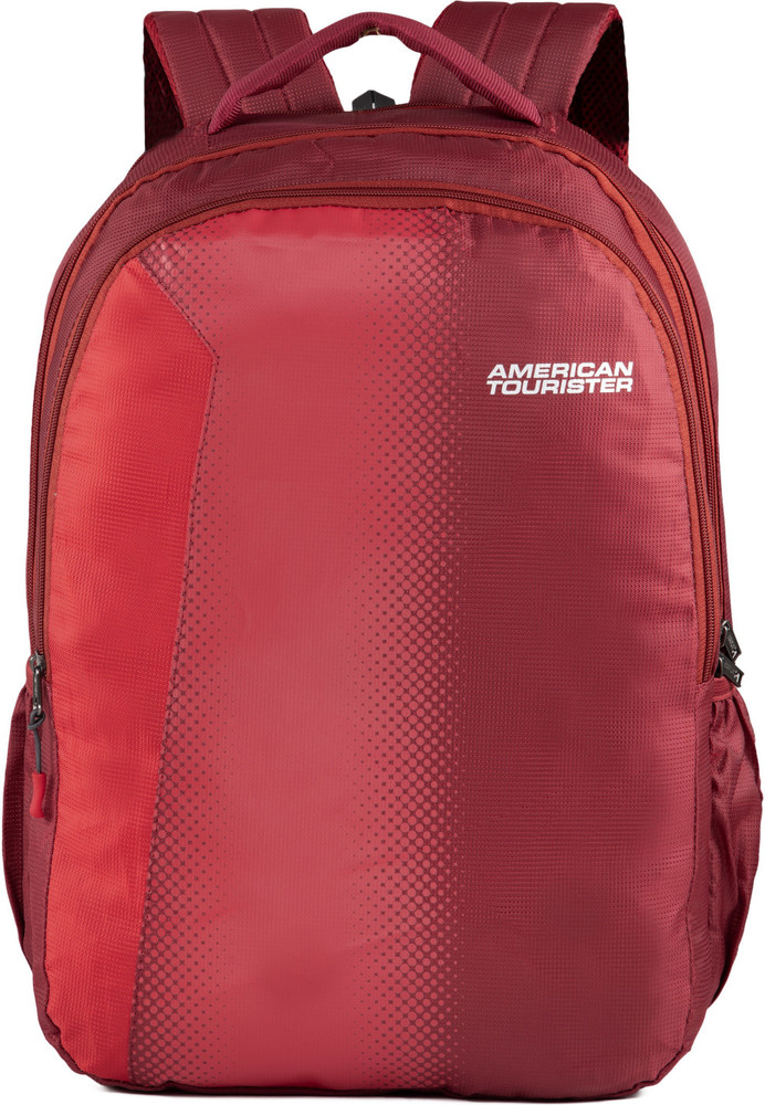 American tourister school deals bags red colour