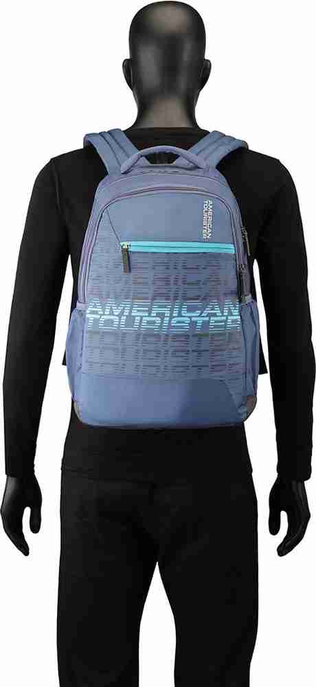 AMERICAN TOURISTER Rave Sch Bag 02 29 L Backpack Grey Price in