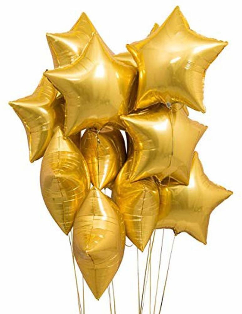 Gold Confetti Happy Birthday Balloon – National 5 and 10