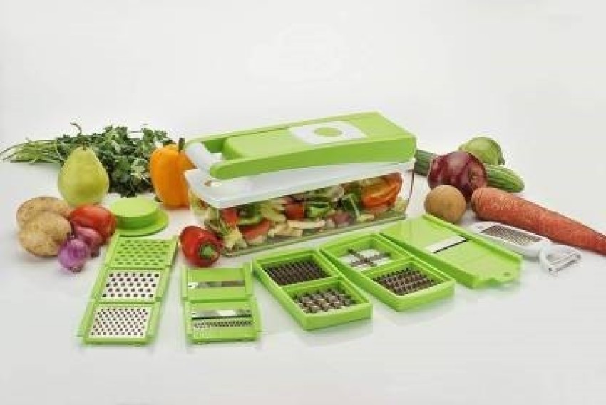 PREMIUM NICER DICER PLUS VEGETABLE Vegetable & Fruit Grater & Slicer and  chipser 12 in 1