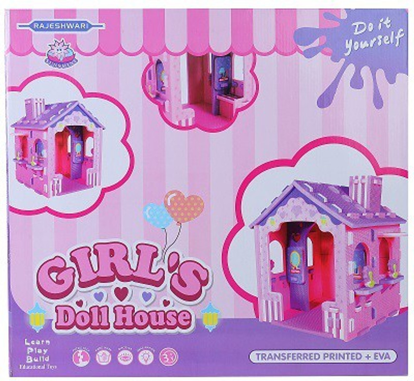 Archana Novelty DIY Foam material 3D Puzzle Doll House Play set