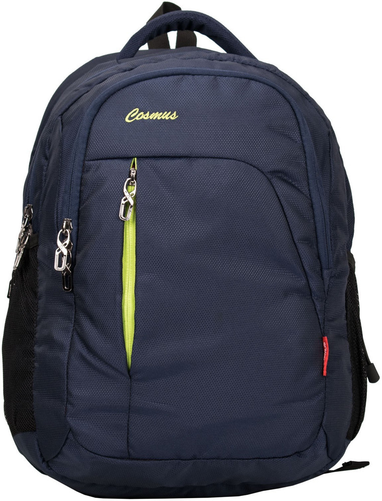 Cosmus 15 inch Laptop Backpack Navy Blue P Green Price in India