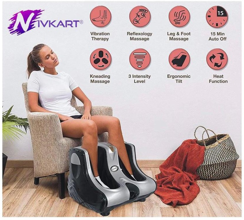 FitRx RecoverMax Leg Massager, Heated Compression Leg and Foot