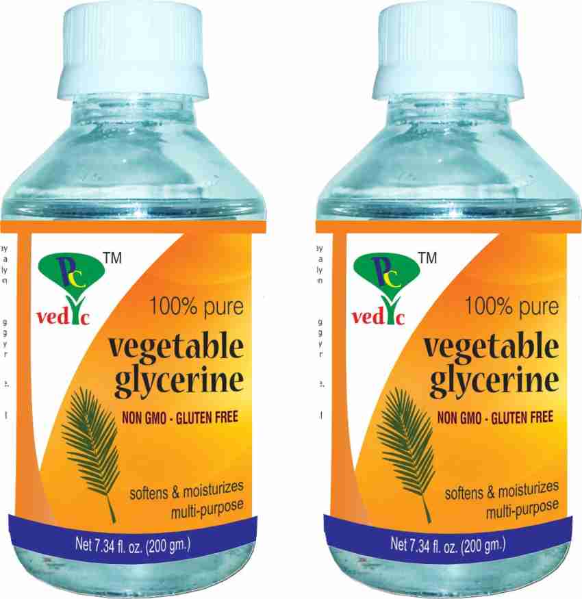 Glycerin Liquid for Face & Skin 100% Organic & Pure Vegetable Glycerine 200  Gram (Pack