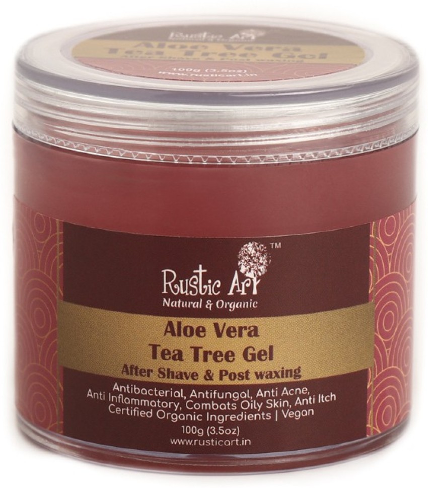 RUSTIC ART Aloe Vera Tea Tree Gel Price in India Buy RUSTIC ART