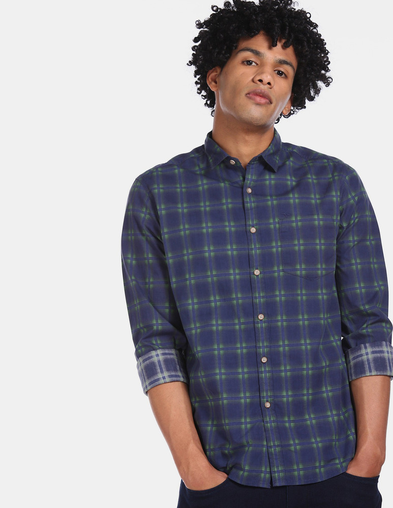 FLYING MACHINE Men Checkered Casual Green Shirt Buy FLYING MACHINE Men Checkered Casual Green Shirt Online at Best Prices in India Flipkart