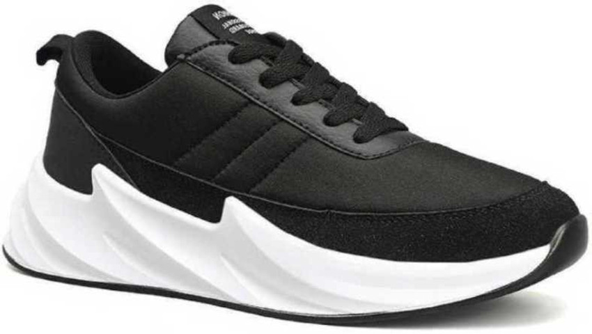 Passing Air Wonder Series Black Mesh Casual Sneakers Shoes Running