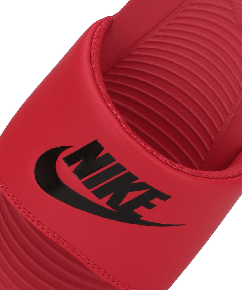 Red nike slides for clearance men