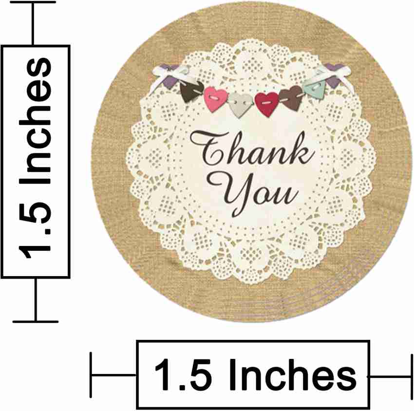 Thank You Stickers Ideal for Gift Wrapping,Corporate Gifts at Rs 139/piece, गिफ्ट स्टीकर in Vadodara