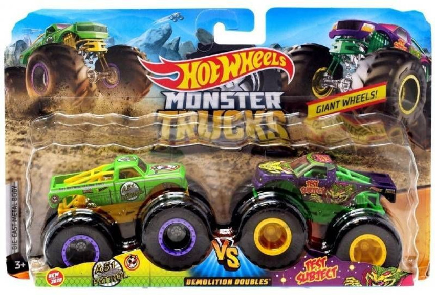 HOT WHEELS FYJ64 Die Cast Free Wheel Demolitions Double Monster