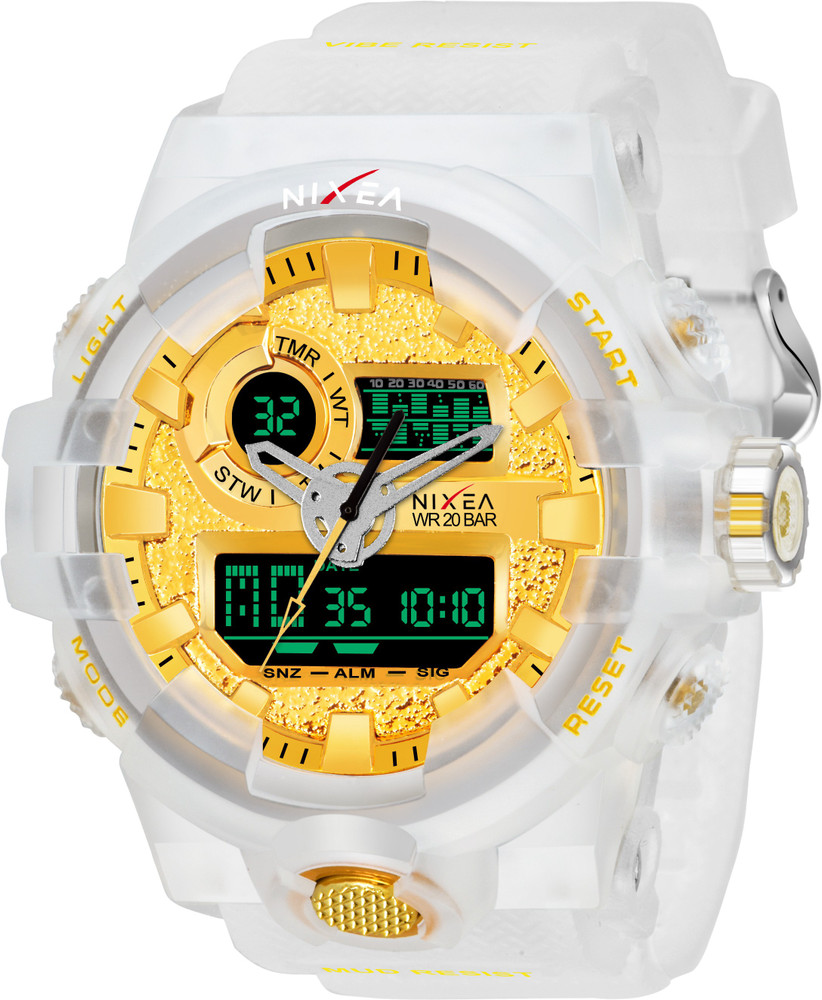 G shock watches white and gold price best sale