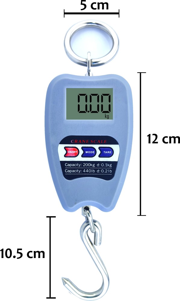 Nac Global 200kg Mini Crane Scale Weight Machine for luggage Agriculture  Fishing Scrap Weighing Scale Price in India - Buy Nac Global 200kg Mini  Crane Scale Weight Machine for luggage Agriculture Fishing