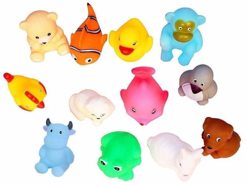 Enorme Chu Chu Animal Toys and Duck Family Squeeze Bath Toys Pack of 12  (Color May Vary) Online India, Buy Bath Toys for (0-24Months) at   - 12727434