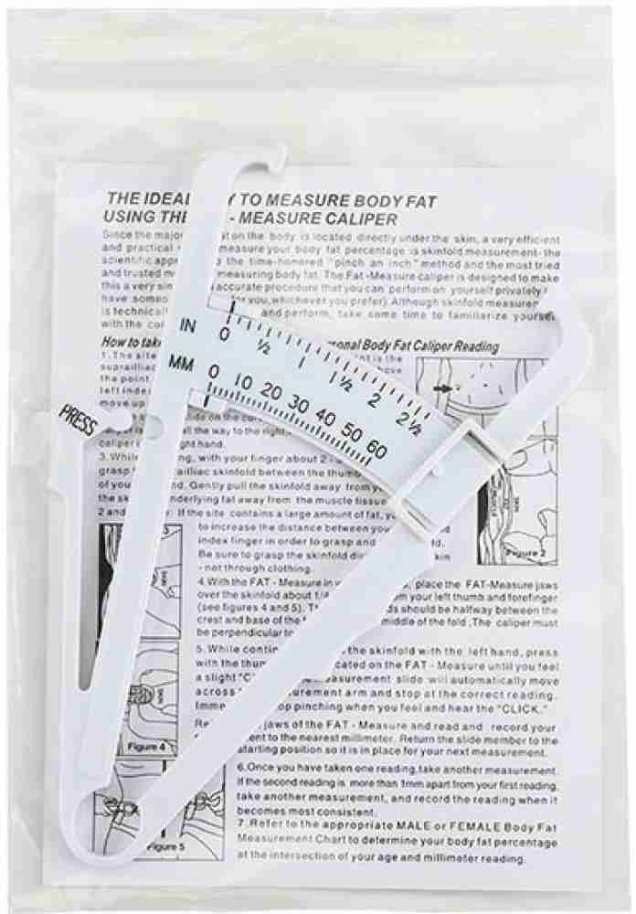 Skinfold Body Fat Caliper - Skin Fold Body Fat Analyzer and