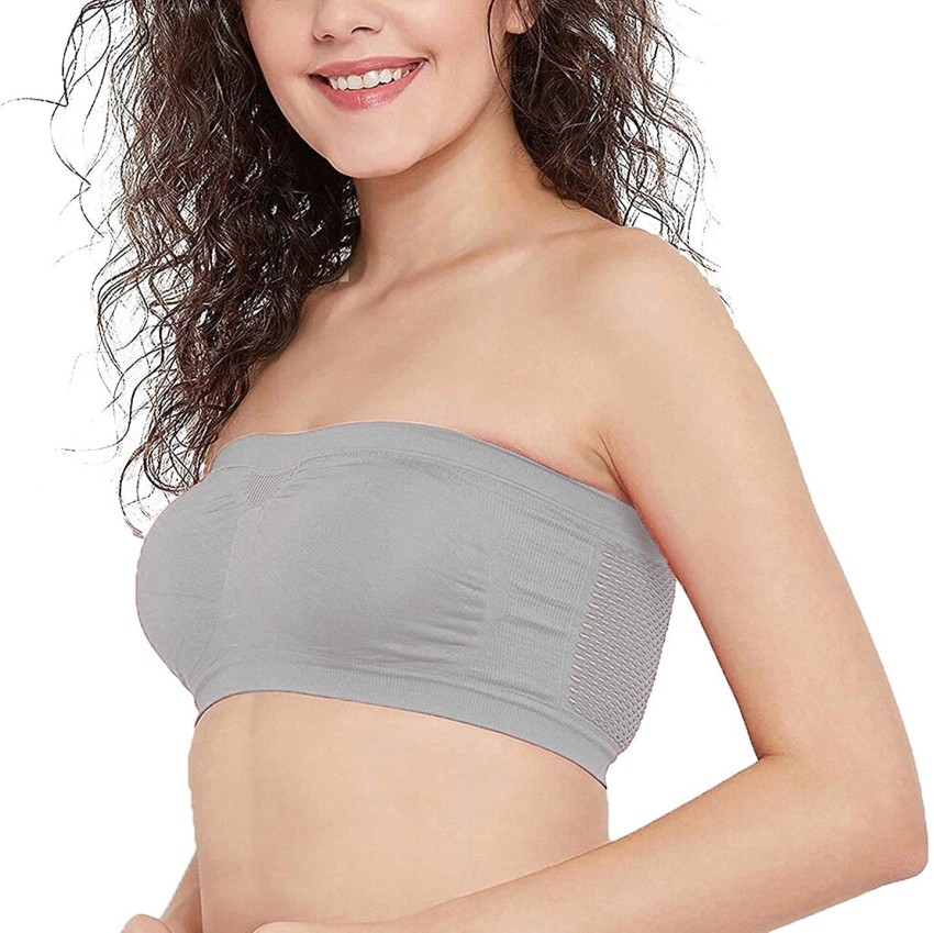 tamanna creations Seamless Non-Padded Wire Free Bandeau Bra-Pack