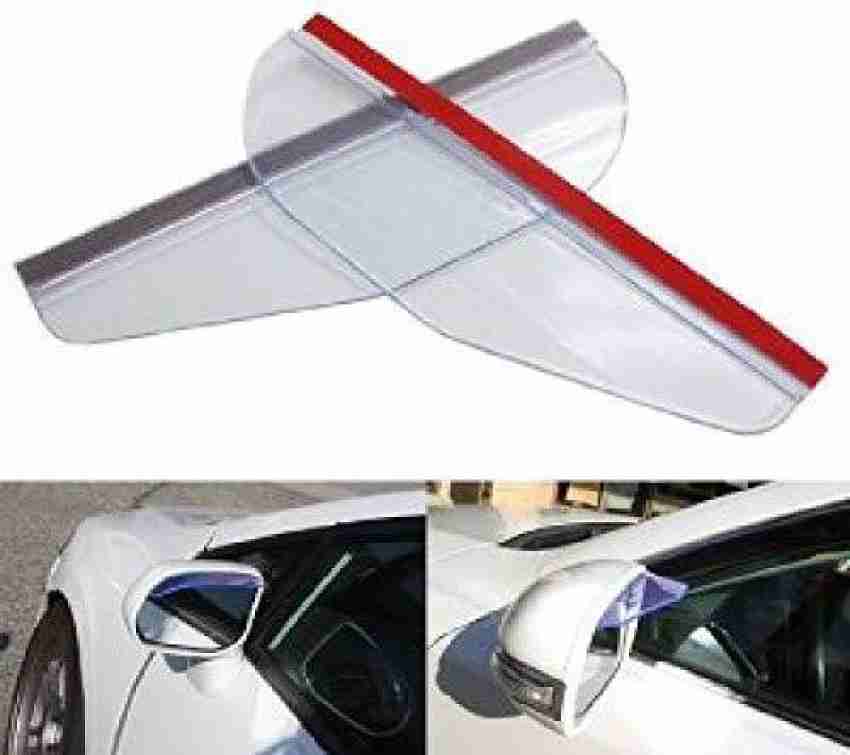 2PCS Smoke Car Rearview Mirror Rain Water Rainproof Eyebrow Cover
