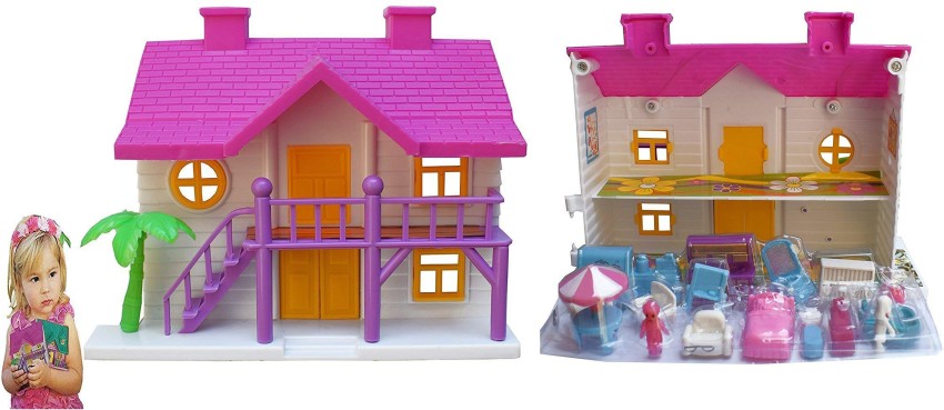 Surprise Toys For Girls Barbie House Doll House Lol House Miniature Kit  with Furniture, Dolls House Accessories, Miniature Dolls House kit Toys For  Boys Girls Children price in Saudi Arabia