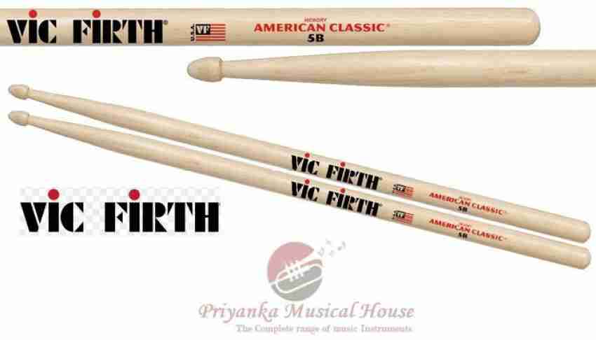 Vic Firth 5b Drumsticks Price in India - Buy Vic Firth 5b Drumsticks online  at