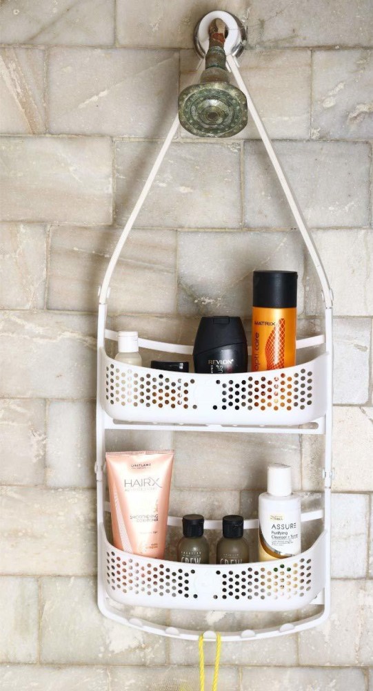 Shower Caddy Hanging Over Shower Head,Shower Organizer Hanger Storage Rack  Sh