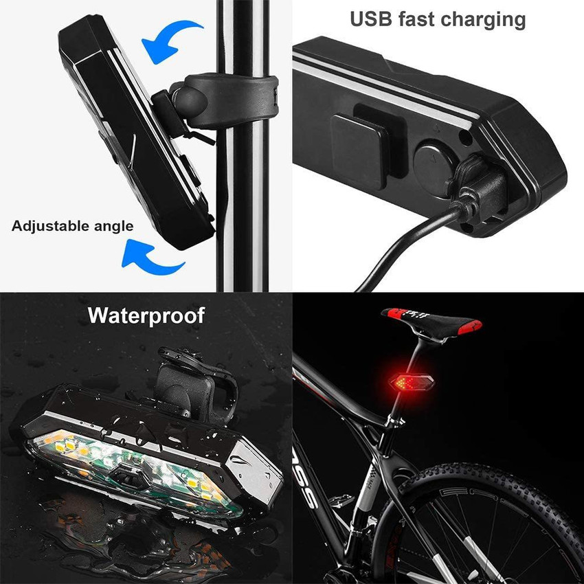 Triangle Ant FY 1820 Cycling USB Bicycle Rechargeable Rear Light