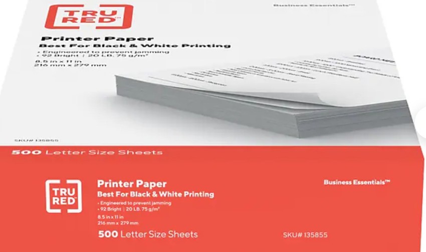 Staples Copy Paper Select, 8.5 x 11 - 10 pack, 500 sheets each