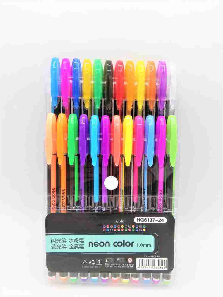Levin neon Gel Pens Set 12 Color Gel Pens,Highlighter, Neon Pens Set Good  Gift For Coloring Kids Sketching Painting Drawing (Highlighter gel pen) Gel  Pen - Buy Levin neon Gel Pens Set