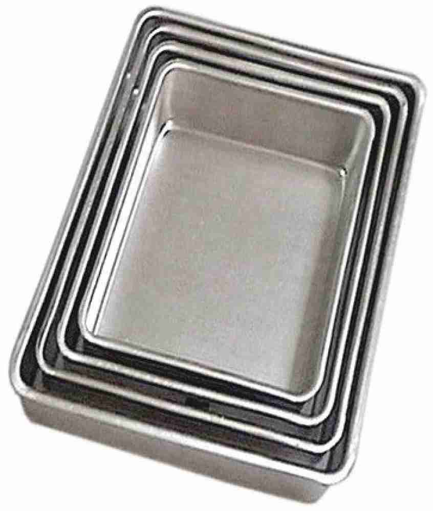 Bakers cutlery Aluminium Rectangle Baking Tray (11 x 9 x 1) Inches Tray  Price in India - Buy Bakers cutlery Aluminium Rectangle Baking Tray (11 x 9  x 1) Inches Tray online at