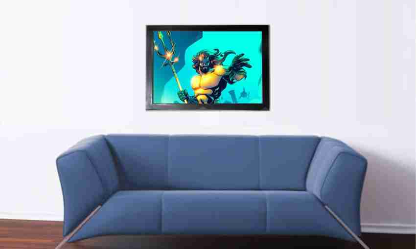 Cartoon Aquaman DC Photoframe with Acrylic Glass 14x20 Inch Paper Print -  Movies posters in India - Buy art, film, design, movie, music, nature and  educational paintings/wallpapers at Flipkart.com