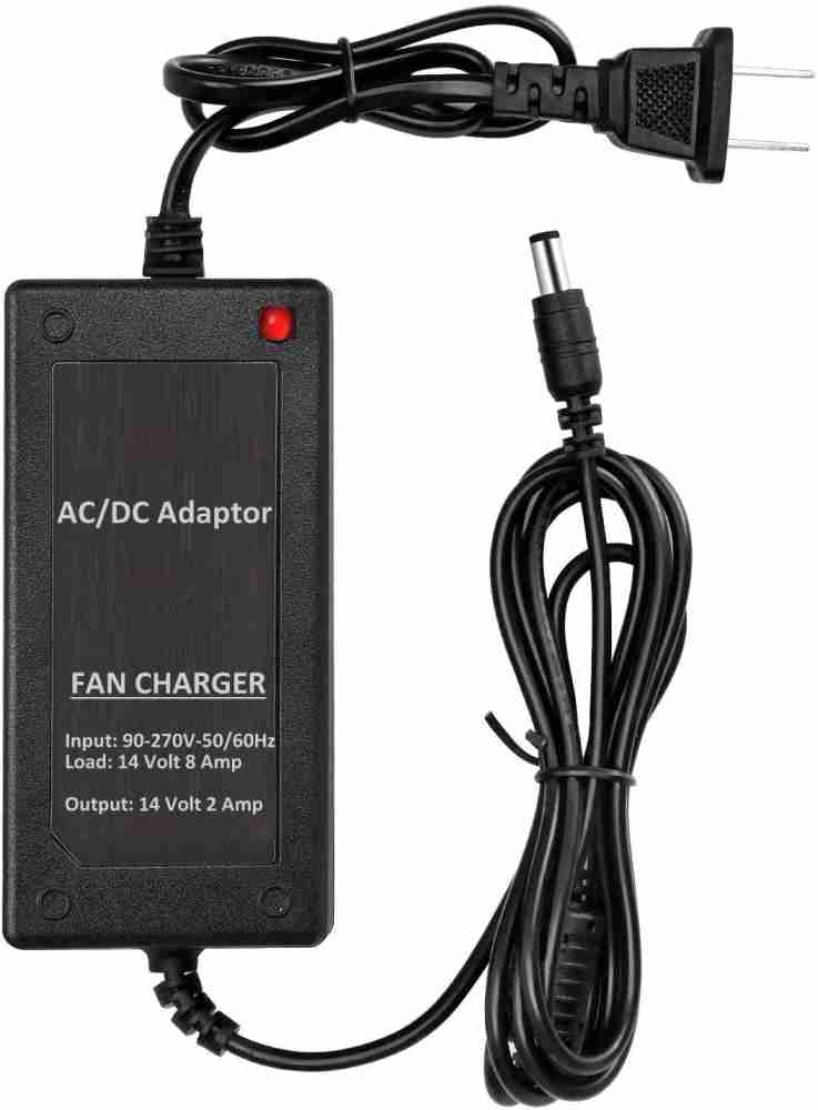 Divinext Fan Charger AC DC Adaptor Smps Electronic Power Supply 14 V 2 Amp  Output 14 Volt 28 W Adapter - Divinext 