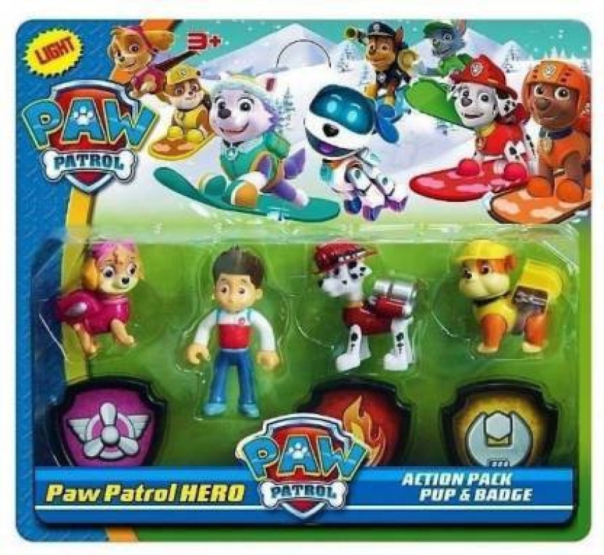 Patrol Dog Tracker With Shield Anime Toys Action Figure dog Kid Toy Pu -  Supply Epic