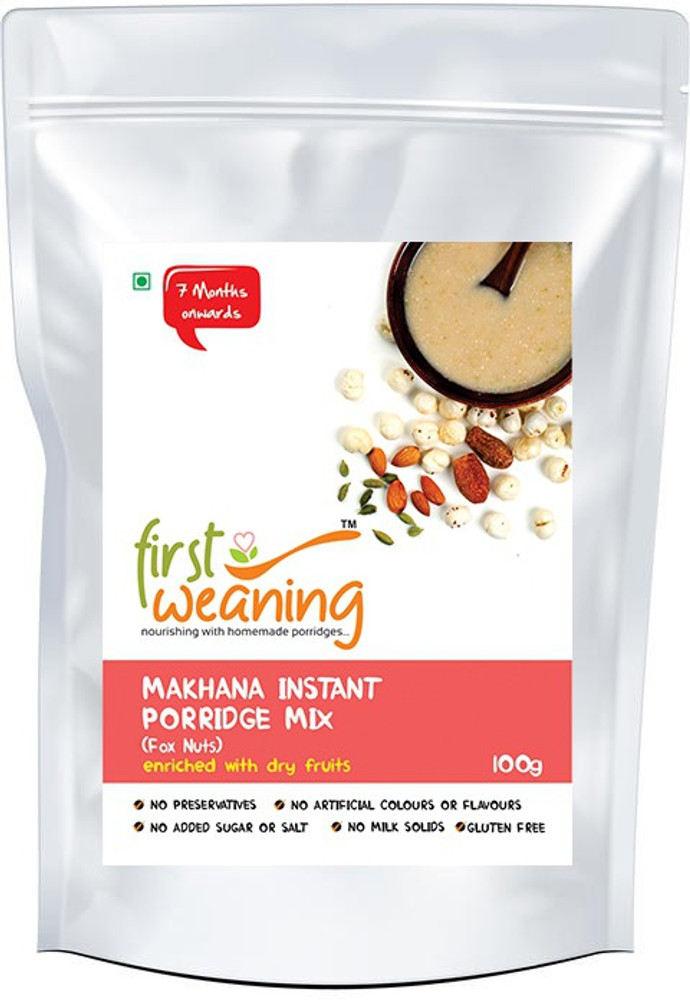 First Weaning Makhana instant porridge mix Fox Nuts enriched