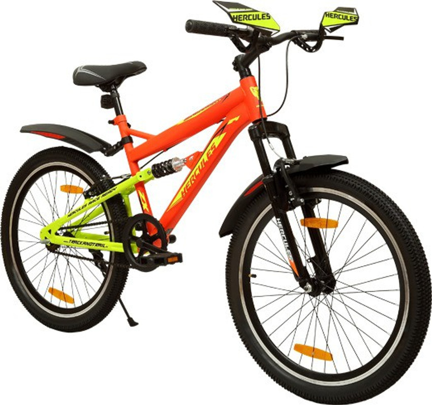 HERCULES BLACK HUNTER ZX 24 NEON RED 24 T Road Cycle Price HERCULES BLACK HUNTER ZX 24 NEON RED 24 T Road Cycle Price