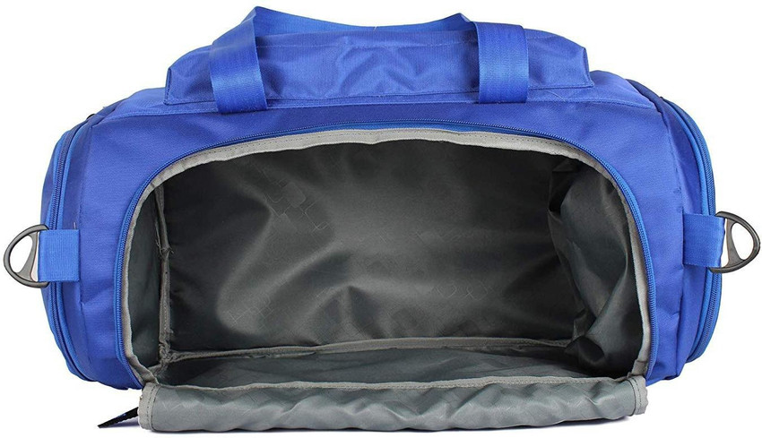 SATELLITE Leader Multi Pocket Heavy Duty Travel Bags Duffle Bag Organizer I Gym Bag for Men Women Huge Capacity with Shoe Compartment Duffel Without Wheels Royal blue Price in