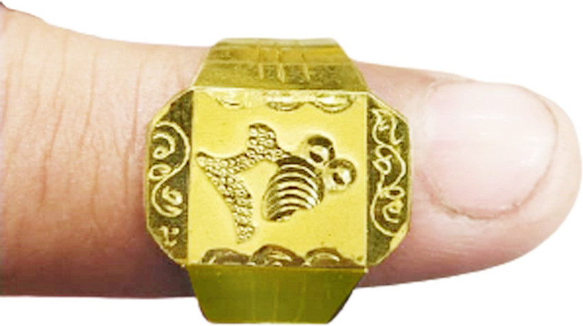 Maharaja gold shop ring design