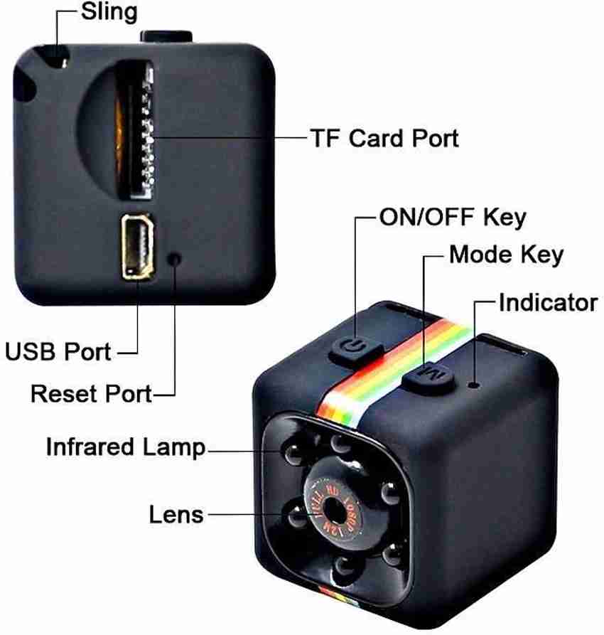 SIOVS Mini Camera SQ8 Full HD 1080P 30fps Pocket Digital Video