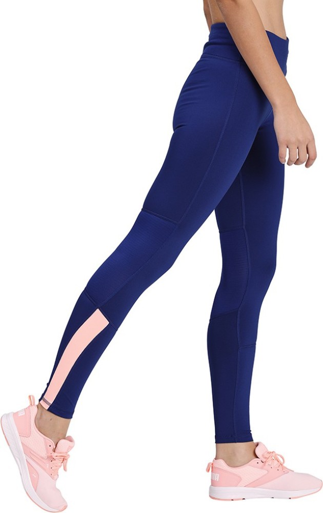 PUMA Solid Women Blue Tights - Buy PUMA Solid Women Blue Tights Online at  Best Prices in India