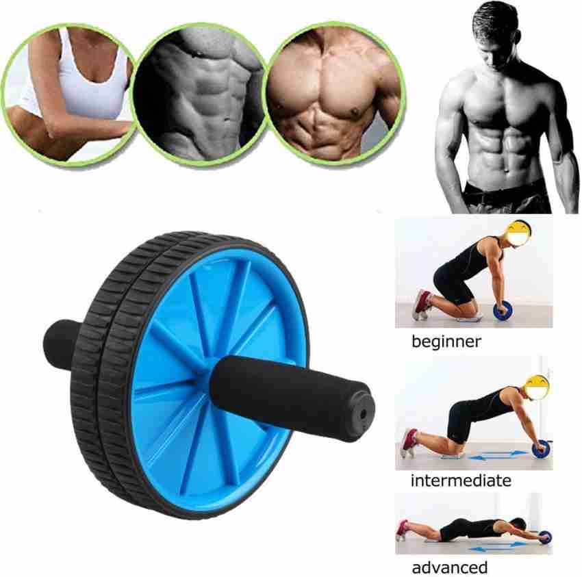 Gym Equipment Set Home Workout 4Pc Pushup Stand,Ab Wheel Roller