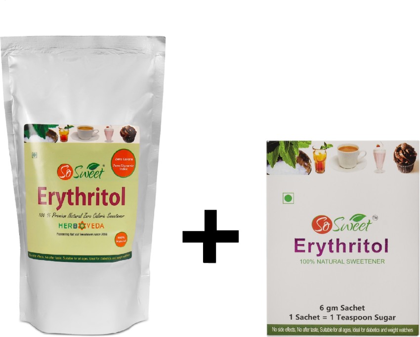 SO SWEET Erythritol 1kg with Erythritol 30 Sachets 100% Natural Sweetener  Price in India - Buy SO SWEET Erythritol 1kg with Erythritol 30 Sachets  100% Natural Sweetener online at